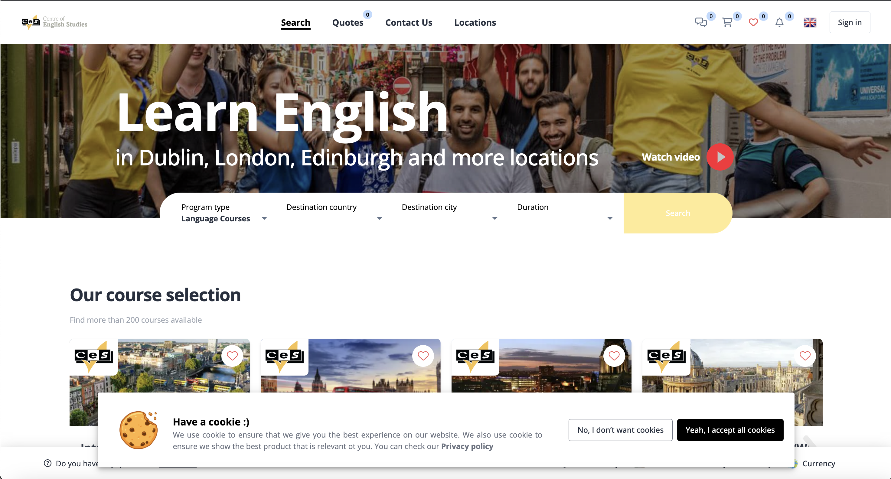 CES English Center Studies